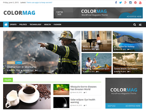 ColorMag Is The Perfect Responsive WordPress Theme For Magazine