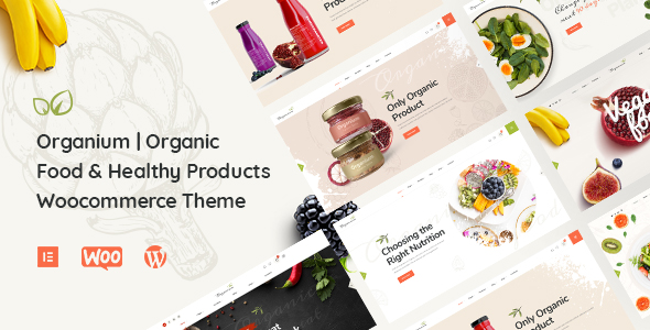 Organium: A Great Way to Promote Organic & Healthy Products Theme