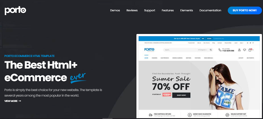 Porto: The Best Theme For ECommerce Websites